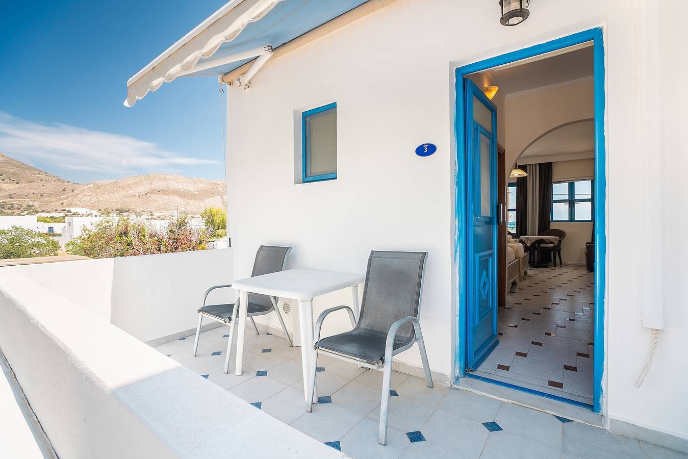 Holiday Home 'Livadia Beach Tilos Apartment ' with Sea View, Wi-Fi and Air Conditioning in Rhodes