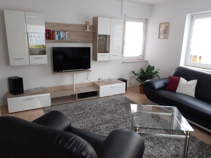 Ferienwohnung für 5 Personen, mit Terrasse und Garten sowie Ausblick in Creglingen