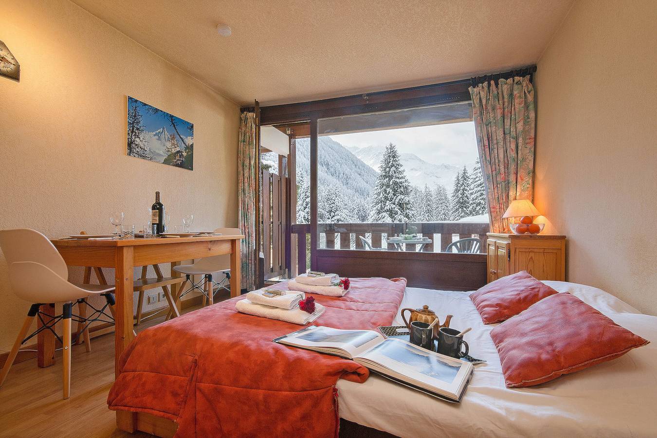 Ganze Wohnung, Résidence La Verte 15 ski in/ski out in Argentière, Chamonix