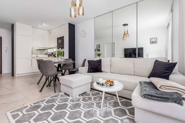 Ganze Wohnung, Ferienwohnung für 4 Personen mit Garten in Międzywodzie, Baltic Sea Pomerania