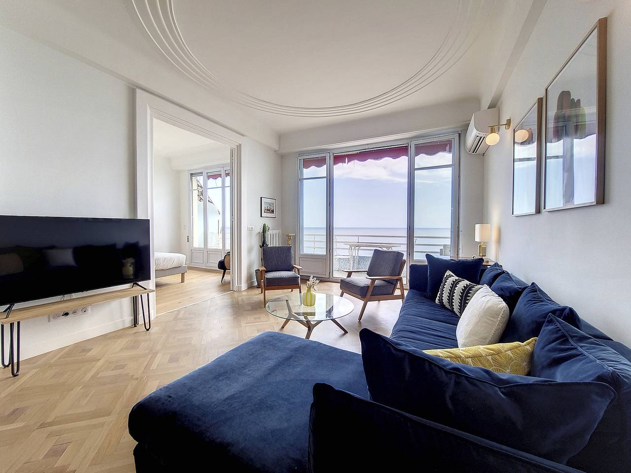 Hel leilighet, Ferieleilighet for 4 personer med balkong in Nice, Niceregionen