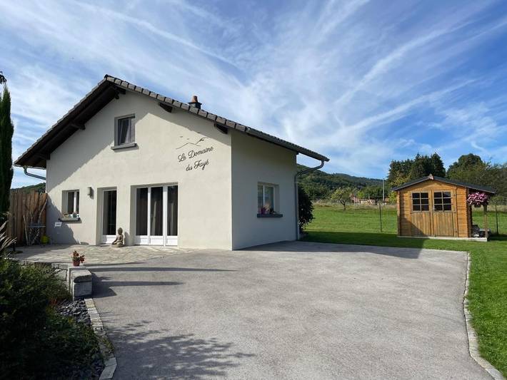 Maison de vacances pour 2 personnes, avec Terrasse ainsi que Jardin et Vue