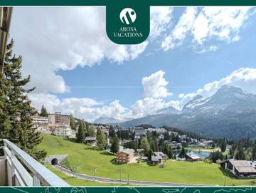 Ferienwohnung für 2 Personen, mit Balkon und Seeblick in Arosa