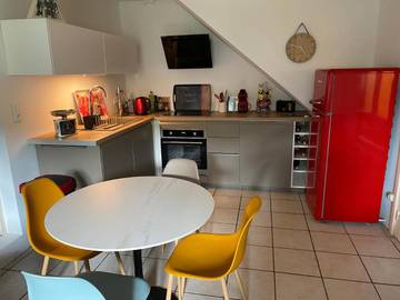 Gîte pour 4 personnes, avec vue, animaux acceptés à Vogüé