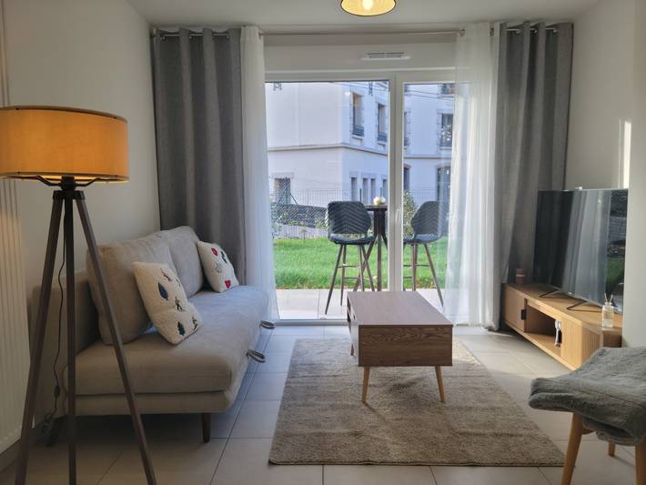 Appartement de vacances pour 3 personnes, avec jardin et terrasse