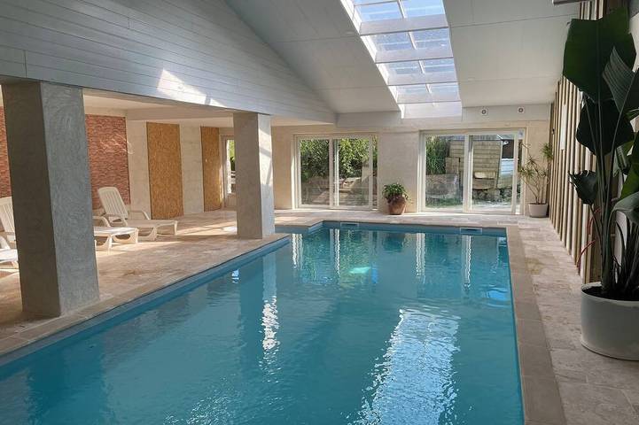 Maison de vacances pour 8 personnes, avec sauna ainsi que terrasse et jardin à Kerlouan
