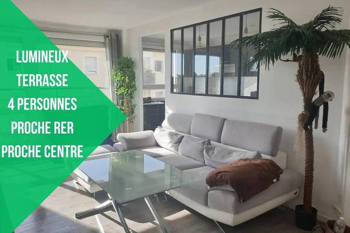 Gîte pour 4 personnes, avec balcon à Villiers-sur-Marne - 2