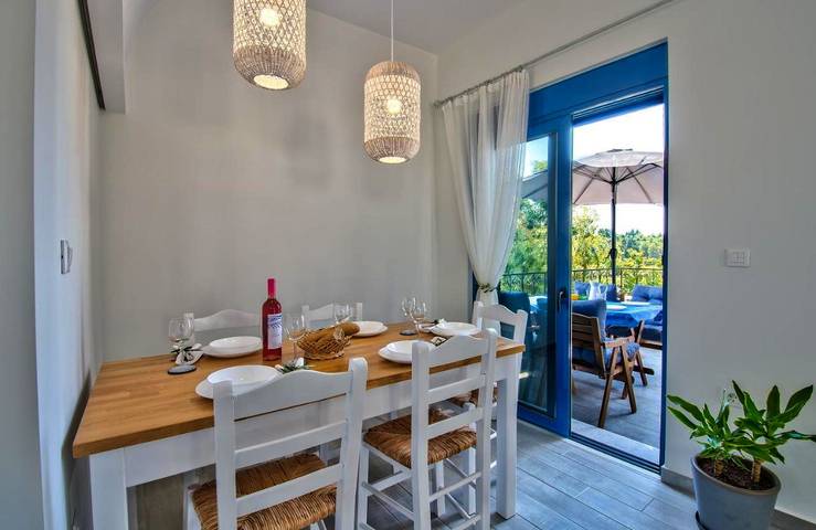 Ferienhaus für 5 Personen, mit Balkon und Terrasse sowie Ausblick in Koskinou - 4