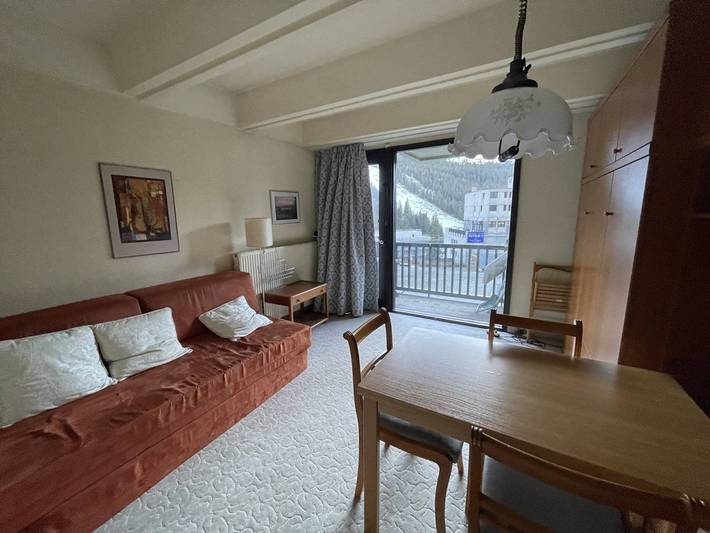 Studio voor 3 personen, met terras in Flaine