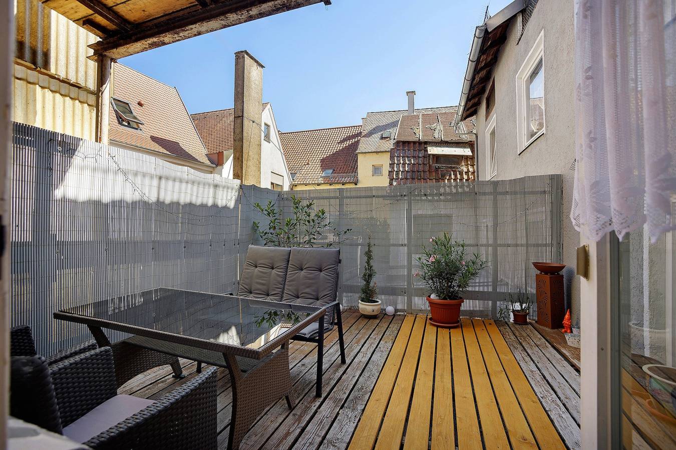 Ganze Wohnung, Tierfreundliche Ferienwohnung im historischen Gerberhaus im Allgäu mit eigener Terrasse in Memmingen, Bayerisch Schwaben