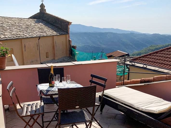 Ferienhaus für 6 Personen, mit Balkon und Ausblick in Prelà - 2