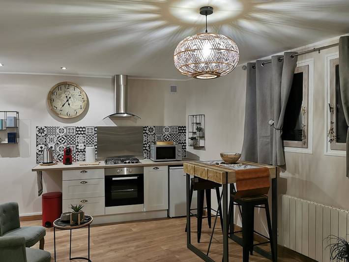 Studio pour 2 personnes, avec jardin