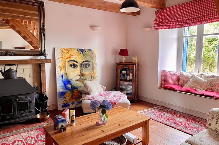 Gîte pour 4 personnes, avec jardin, animaux acceptés à Plumieux