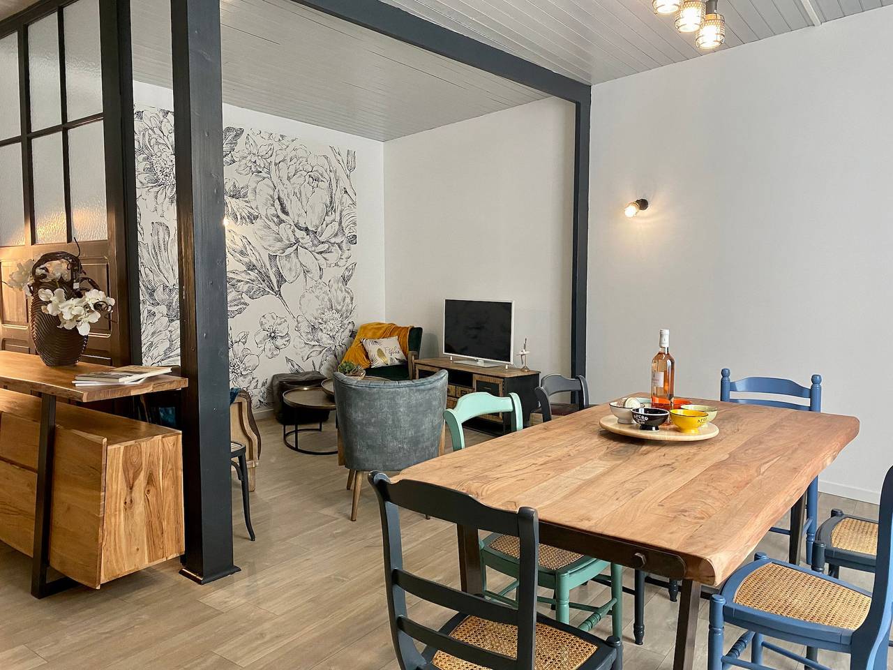Appartement entier, Charmant Duplex Rénové au Cœur de St Joachim, proche Parc de Brière et Plages in Saint-Joachim, Région de Saint-Nazaire