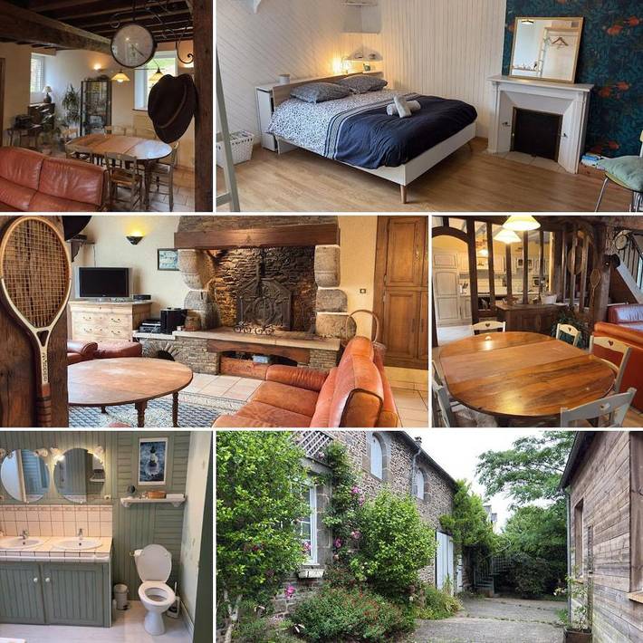 Gîte pour 6 personnes, avec terrasse et jardin dans Tessé-Froulay