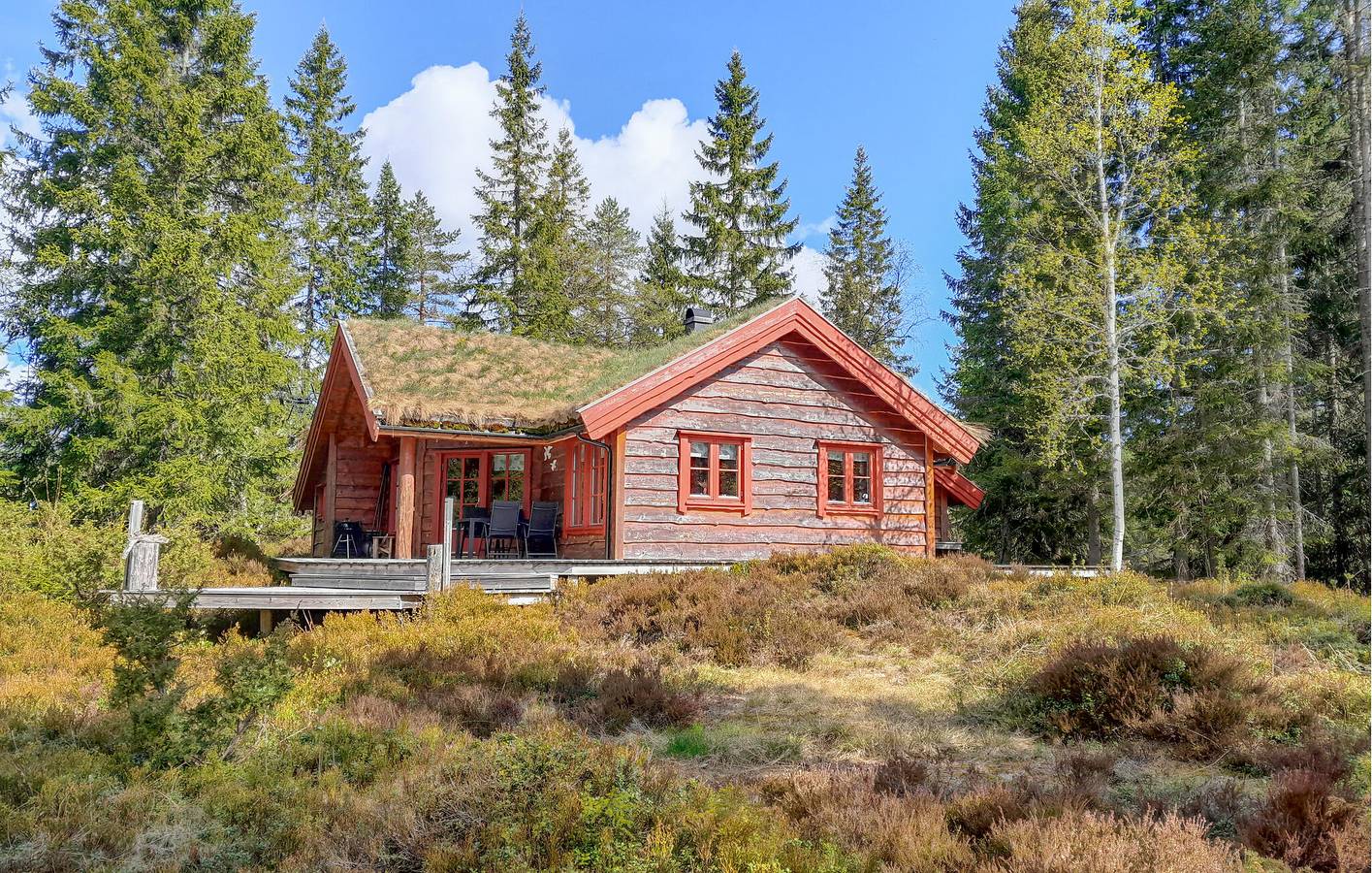 Ferienhaus für 10 Personen mit Garten in Lardal