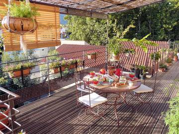 Chambre d’hôte pour 3 personnes, avec jardin à Vinça