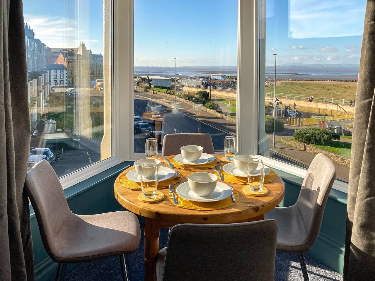 Blue Sands in Morecambe, Lancashire