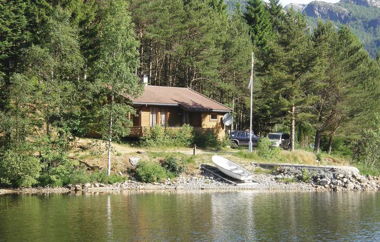 Maison de vacances pour 6 personnes avec terrasse in Bjerkreim