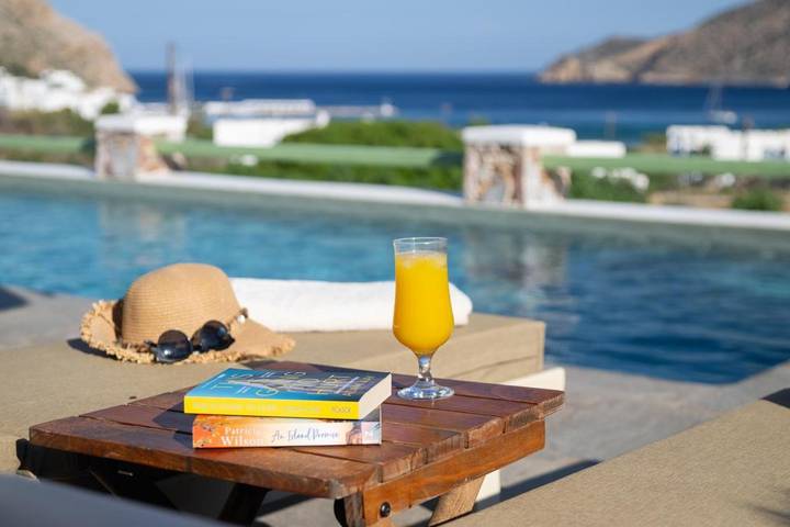 Maison d’hôte pour 2 personnes, avec Balcon et Terrasse ainsi que Jardin et Piscine dans Sifnos - 3