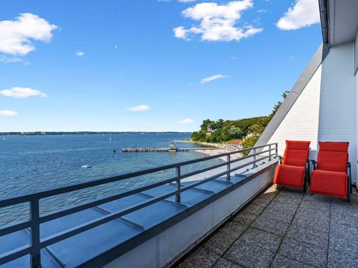 Ferienwohnung für 4 Personen, mit Balkon und Terrasse sowie Ausblick in Stadt Glücksburg - 2