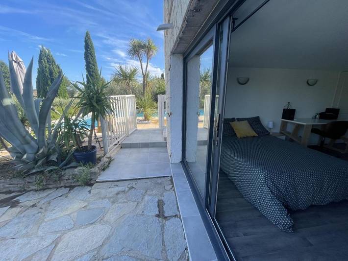 Gîte pour 2 personnes, avec piscine et jardin à Les Matelles - 4