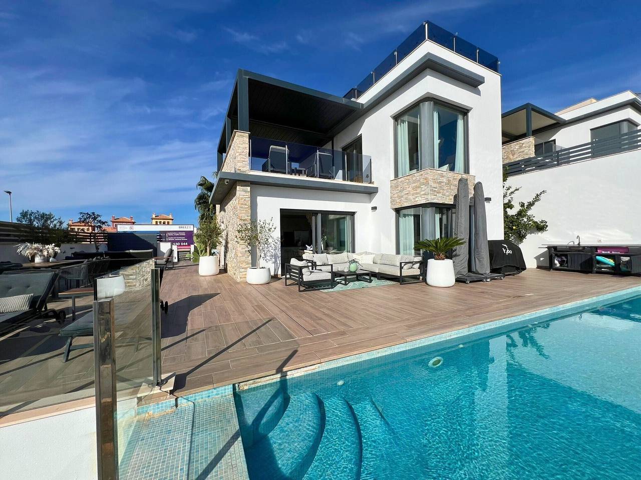 Villa « Barcelona 11 » avec vue sur la mer, Wi-Fi et climatisation in Finestrat, Costa Blanca
