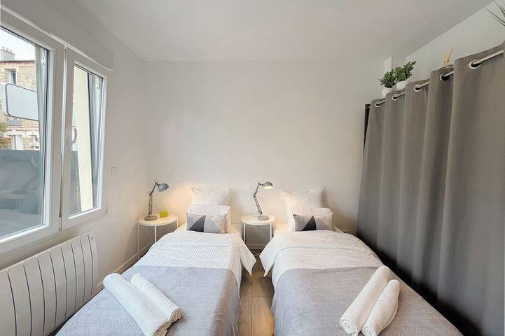 Ganze Wohnung, Le Cocon, magnificent studio, private garden and parking near Paris and Disney in Fontenay-sous-Bois, Val-de-Marne