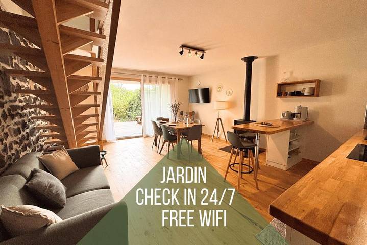 Maison de vacances pour 6 personnes, avec Terrasse et Jardin