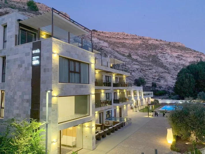 Hôtel pour 2 personnes, avec sauna et vue ainsi que jardin et piscine - 1