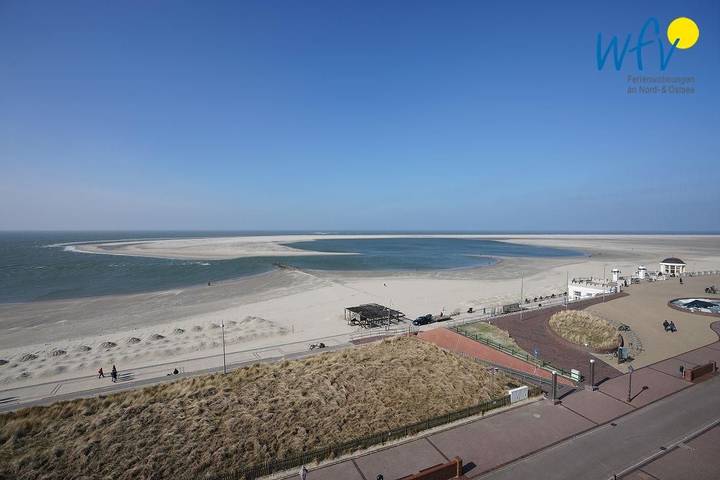Ferienwohnung für 4 Personen, mit Balkon auf Borkum - 2