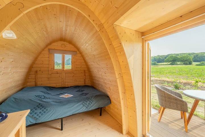 Pod à la ferme avec bain nordique in Farbus, Région d'Arras