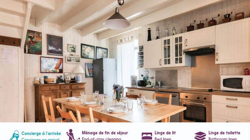 Gîte pour 8 personnes, avec terrasse à Bono - 2