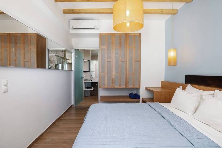 Villa Theano con vistas al mar, piscina climatizada de agua salada y a poca distancia de la playa in Triopetra, Rethymno und Umgebung