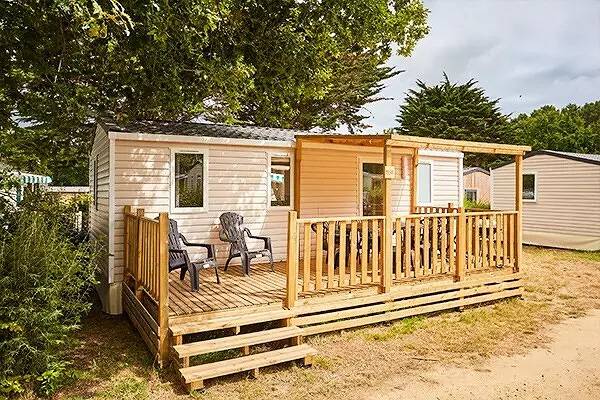 Mobilheim | Comfort | 3 Zi. | 6 pers. | Ãœberdachte Terrasse | A/C | Tv in Ouistreham, Caen und Umgebung