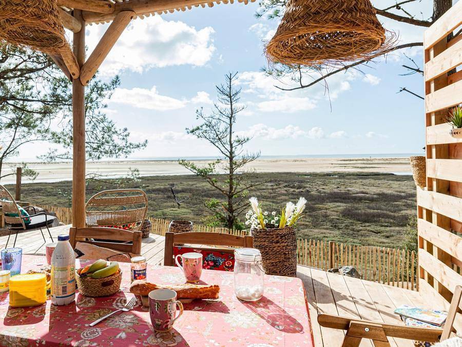 Camping Le Bellevue - Mobilheim 4 personen - Cottage Cosy - 36m² - 2 Zimmer - 2 Bäder in La Tranche-sur-Mer, Vendée
