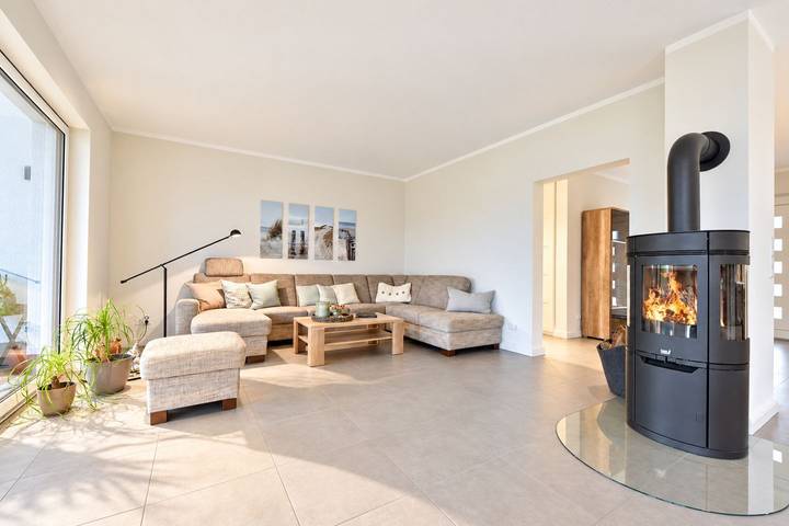 Inselhaus Carla - Luxus pur in ruhiger Lage - Infrarotkabine - Kamin in Korswandt, Usedom