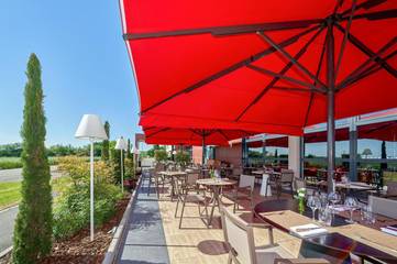 Hôtel pour 3 personnes, avec terrasse à Dorlisheim