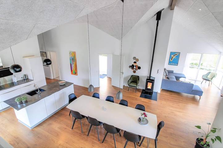 Ferienhaus mit Meerblick für 10 Personen, mit Garten und Whirlpool sowie Sauna und Terrasse in Kelstrup Strand - 2