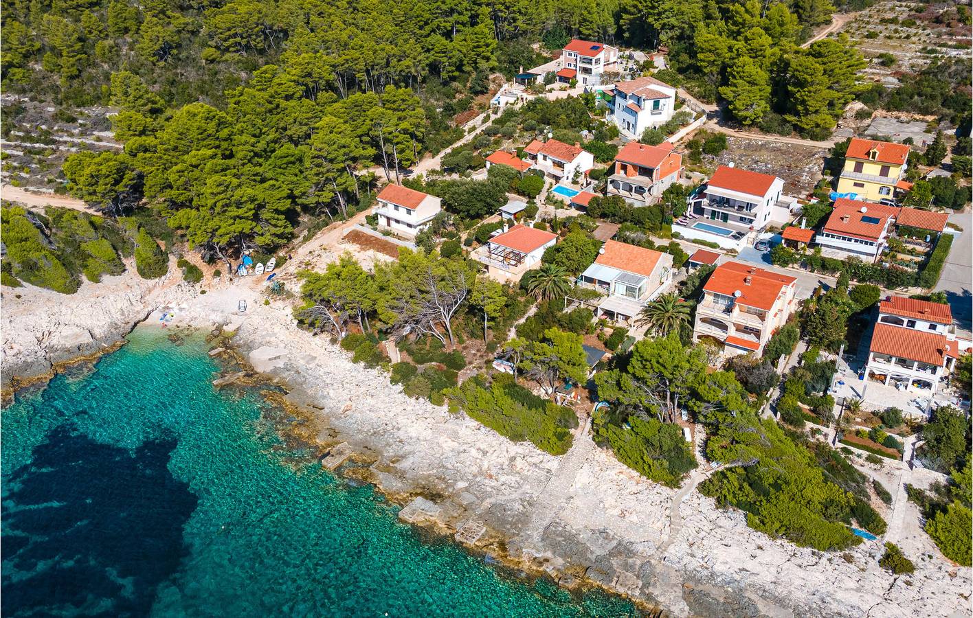 Ferienhaus für 8 Personen mit Terrasse in Vela Luka, Korcula