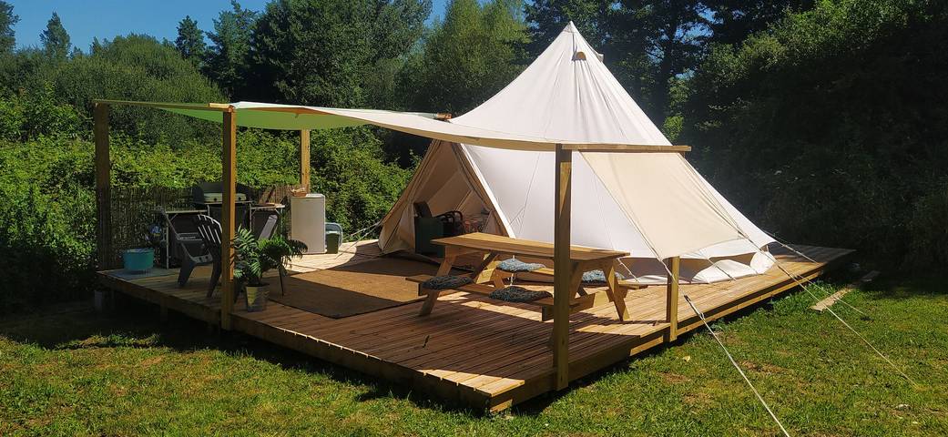 Gîte pour 4 personnes, avec vue, animaux acceptés à Ayen