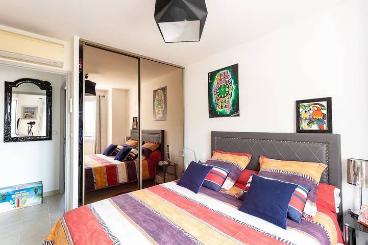 Villa pour 4 personnes, avec jacuzzi et jardin ainsi que terrasse et piscine, animaux acceptés à Cagnes-sur-Mer - 4