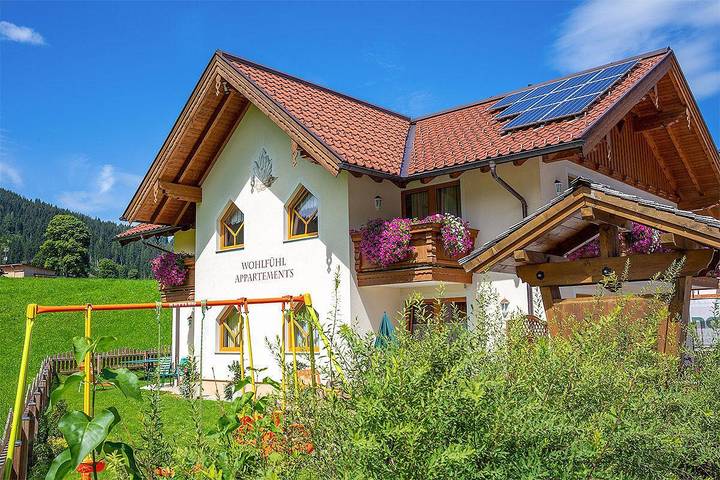 Apartament wakacyjny dla 7 osób, z Taras i Ogród w Flachau
