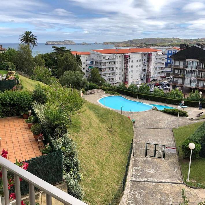 Apartamento de vacaciones para 2 personas, con piscina y vistas además de jardín y balcón - 1