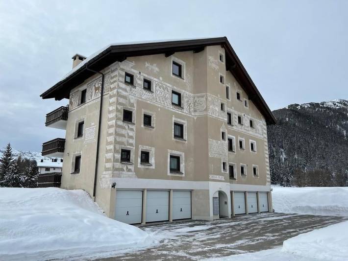 Ferienwohnung für 6 Personen, mit Balkon und Garten in Bever - 3
