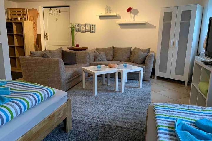 Ferienwohnung für 3 Personen, mit Terrasse und Garten sowie Ausblick in Rosengarten - 4