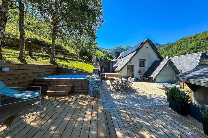 Chalet pour 5 personnes, avec jardin à Boutx