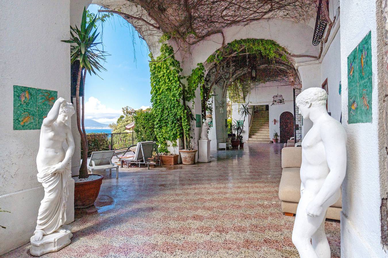 Villa 'Quietness' avec vue sur la mer, terrasse partagée et Wi-Fi in Vico Equense, Province de Naples