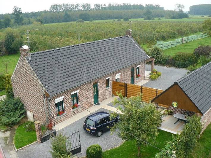 Gîte pour 4 personnes, avec jardin dans le Nord-Pas-de-Calais
