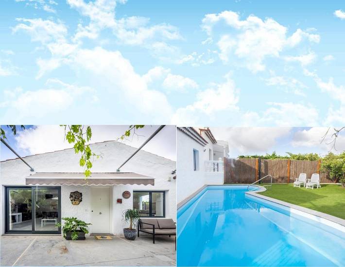 Casa de vacaciones para 4 personas, con piscina además de jardín y vistas - 1